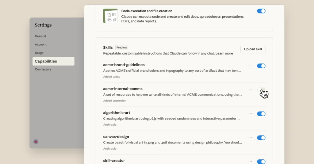Anthropic turns to ‘skills’ to make Claude more useful at work
