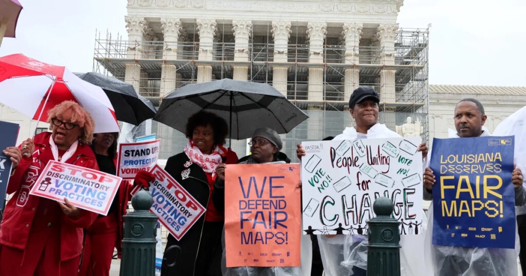 Supreme Court conservatives appear open to weakening Voting Rights Act in Louisiana congressional map case