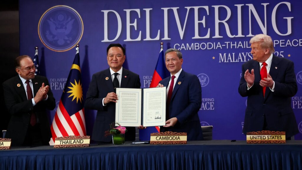Trump oversees Thailand-Cambodia extended ceasefire deal | Conflict