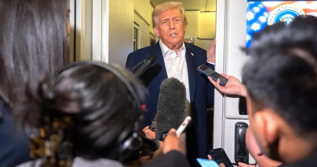 Trump travels to Asia to meet with China’s Xi Jinping as the U.S. government shutdown in the U.S. drags on