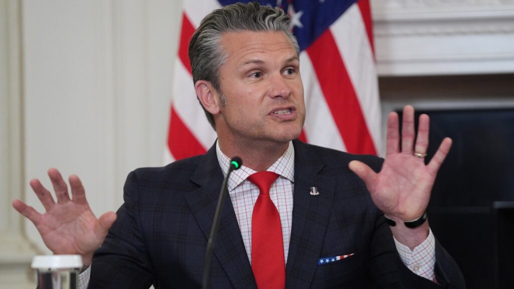 U.S. deploys aircraft carrier to waters off South America : NPR