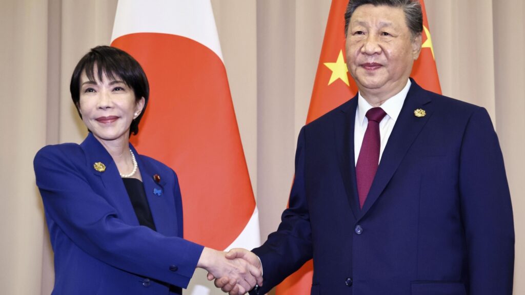 A spat over Taiwan is threatening China-Japan ties : NPR