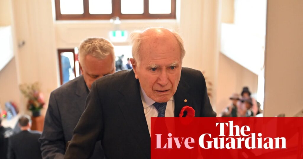 Australia news live: John Howard urges Sussan Ley to ‘get together’ with PM on four-year federal parliamentary terms | Australia news