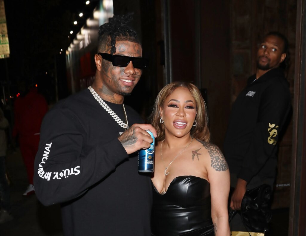 Blueface & Hazel E Set The TL Off With Spicy PDA At Dinner Date