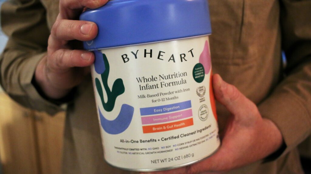 ByHeart infant formula recalled over botulism outbreak : NPR ByHeart infant formula recalled over botulism outbreak : NPR