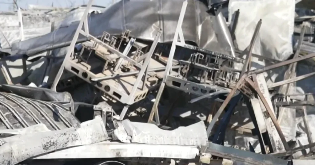 Drone footage shows charred aftermath of UPS plane crash as community mourns victims