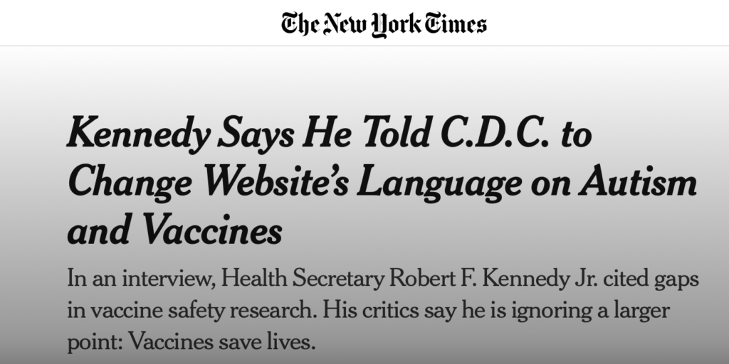 Even the Wall Street Journal’s Editors Have Had It With RFK, Jr.’s Anti-Vax Con Job