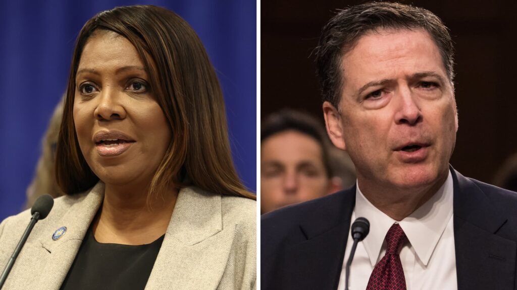 Judge dismisses James Comey and Letitia James indictments over ‘unlawful’ prosecutor appointment