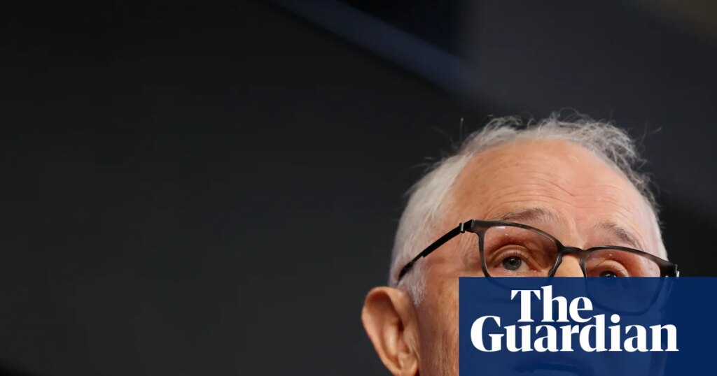 Malcom Turnbull accuses Liberals of ‘Trumpian campaign against renewables’ after party dumps net zero | Malcolm Turnbull