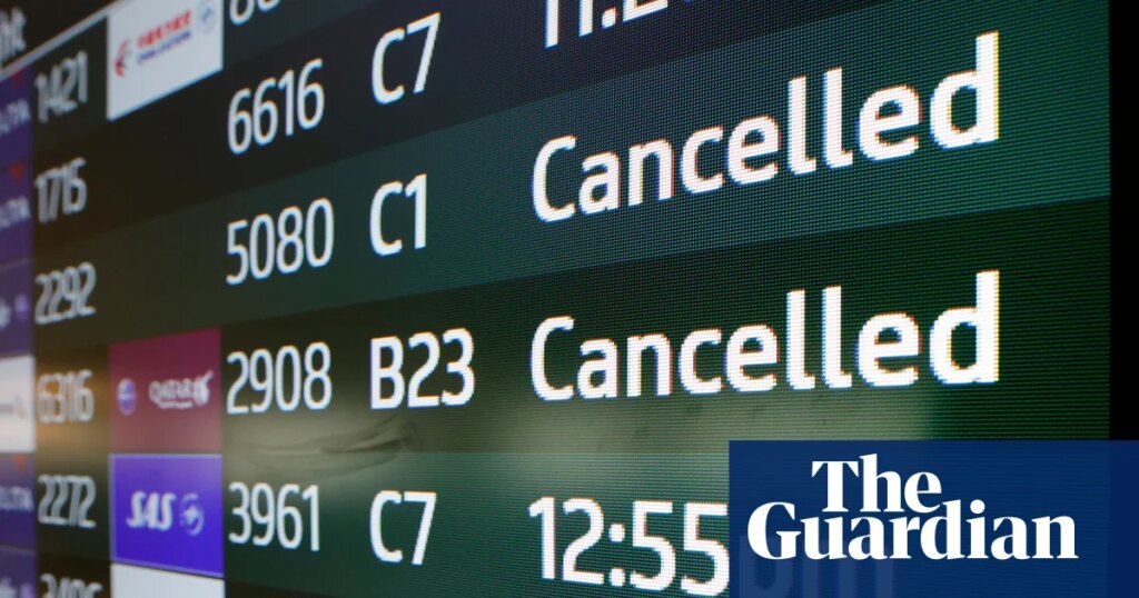 Nearly 1,500 flights canceled on second day of cuts tied to government shutdown | US federal government shutdown 2025