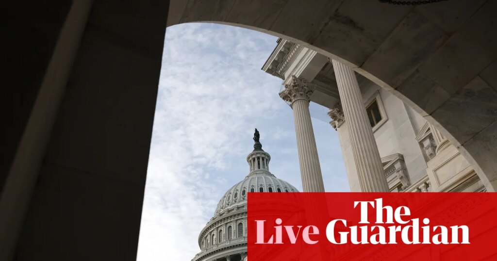 Trump calls Senate bill to end shutdown a ‘very big victory’ as deal splits Democrats – US politics live | US news